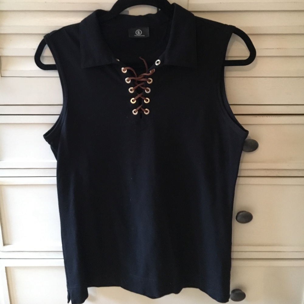 Black Bogner Sleeveless Shirt, barely worn
